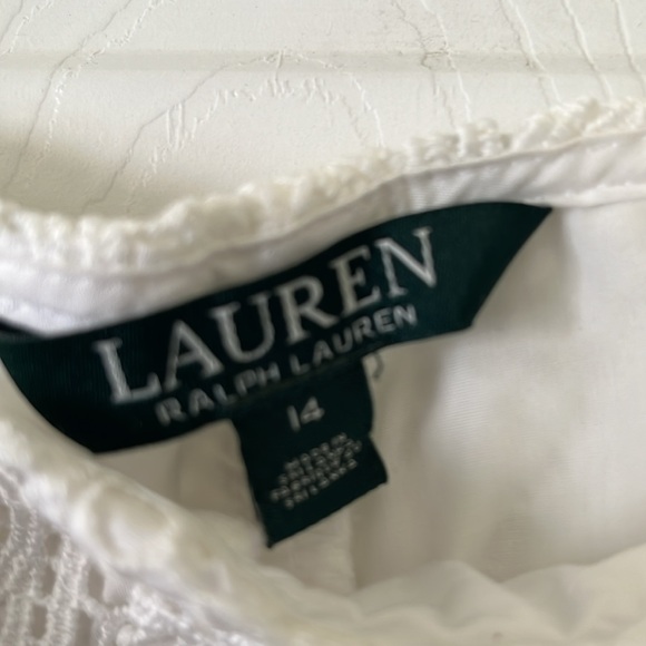 Ralph Lauren white pant set for a white party or a date night - Picture 3 of 5